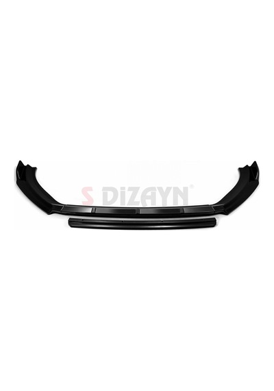 Volkswagen Golf 7,5 Abs Plastik Ön Tampon Alt Lip Siyah Ekli 4 Pr