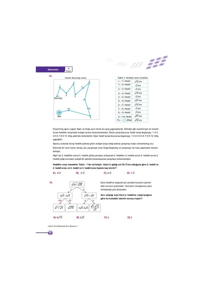 8. Sınıf LGS Matematik Sınav KoçU PEKİŞTİRME&PERFORMANS Soru BAN