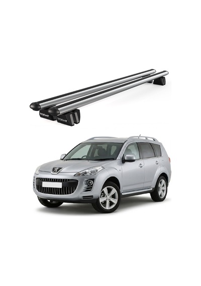 Pençe Peugeot 4007 Ara Atkı 2008-2012 Uyumlu Gri Ara Atkı Port Bagaj Tavan Barı