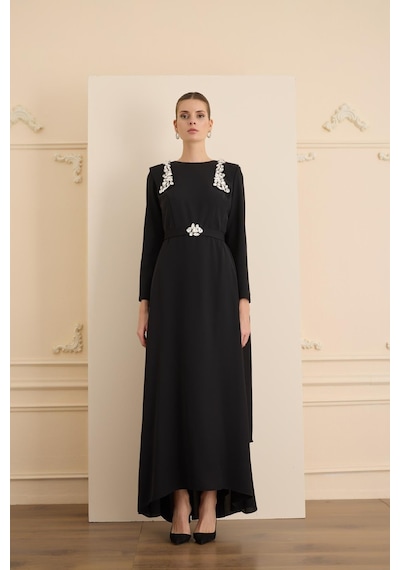Senna Jewel Dress Siyah Siyah