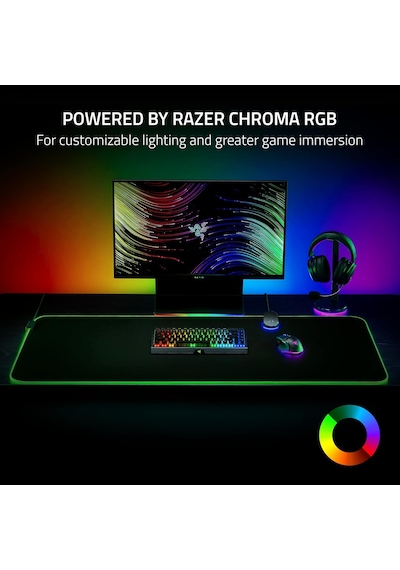 Razer Goliathus Chroma 3xl - Yumuşak Oyun Fare Altlığı, Rgb Aydın