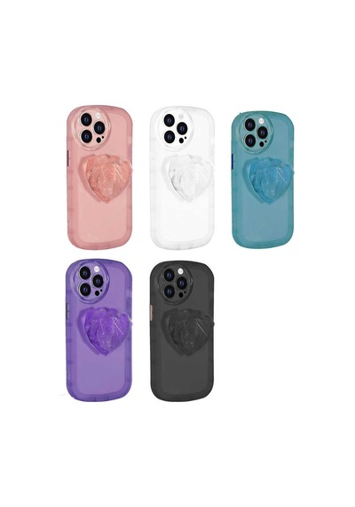 Zore İphone 13 Pro Uyumlu Kamera Korumalı Pop Soketli Renkli Ogaa Ofro Kılıf-siyah