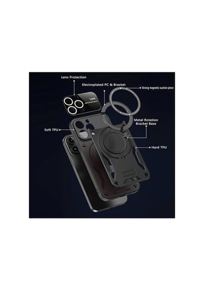 Pro Max Için İle Uyumlu Kılıf Kamera Korumalı Dikey Ve Yatay Standlı 360 Derece Dönebilen Stand Darbelere Karşı Diğer Pro Max Için İle Uyumlu Kılıf Kamera Korumalı Dikey Ve Yatay Standlı 360 Derece Dönebilen Stand Darbelere Karşı Diğer