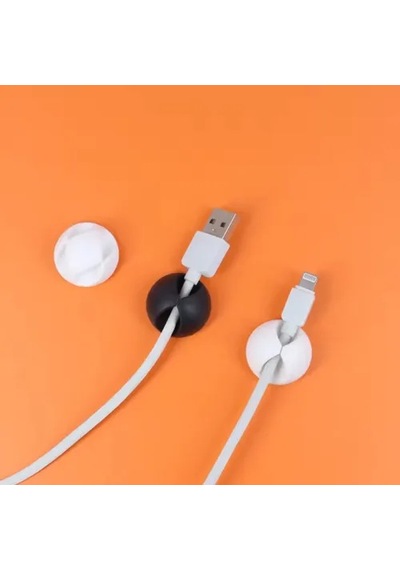 Yapışkanlı Kablo Sabitleyici Düzenleyici 6'lı Renkli Paket