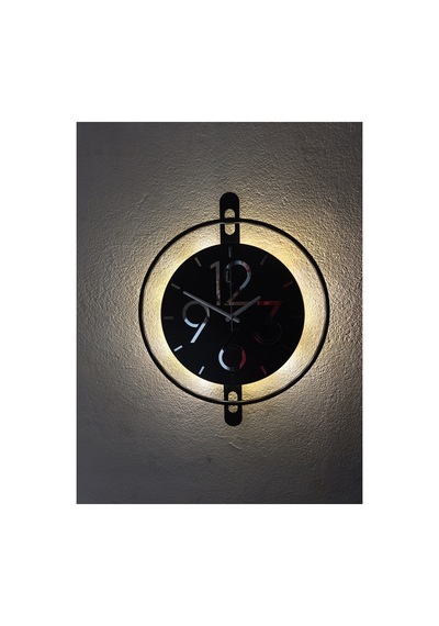 Pey Aksesuar Metal -çelik Gövde -ideal Boy 40x50cm - Metal Ledli Duvar Dekor ...... Mobilya Ma46-siyah-siyah-gold