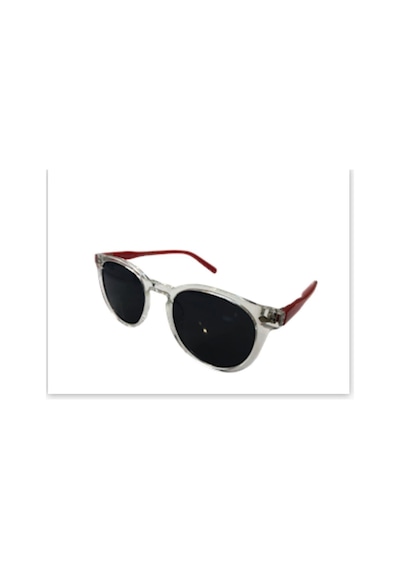 For Exchange Mod.1065 C.197 Şeffaf Kırmızı Unisex Güneş Gözlüğü Şeffaf