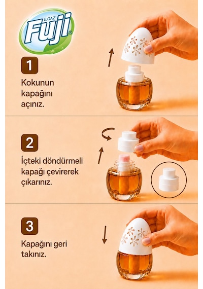 Ilgaz Fuji Amber Kokulu Araç, Wc, Oda Ve Ortam Kokusu 100 Ml Amber Fusion Kalıcı Kavanoz Koku