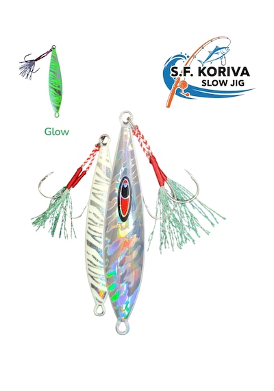 Koriva Slow Jig 60g - Glow