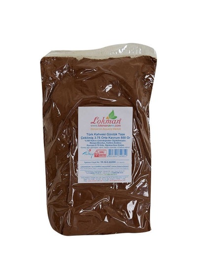 Türk Kahvesi Günlük Taze Çekilmiş 3.75 Orta Krum 500 Gr Paket
