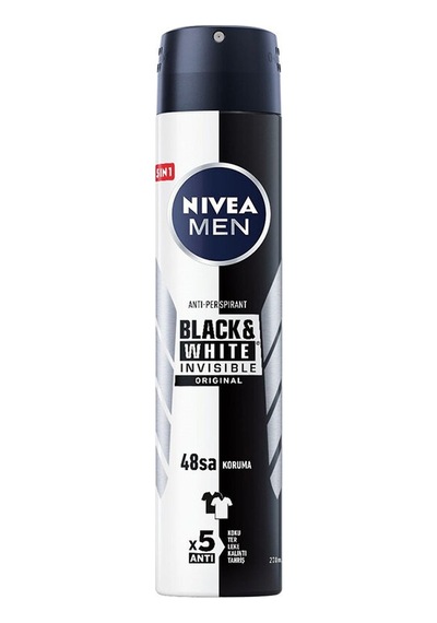 2 Adet Nivea Deodorant Invisible Black&white Erkek 200 Ml