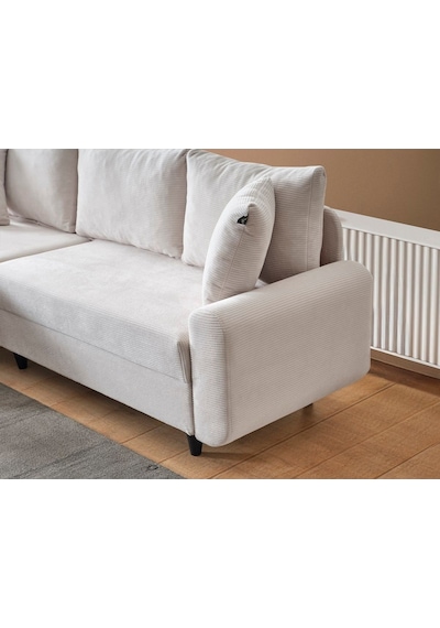 Kagu Corner Flavia Köşe Takımı Ekru