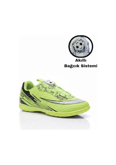 Airlaliga Erkek Çocuk Akıllı Bağcık Özellikli Halısaha Ayakkabısı L-620-hs Yeşil - Siyah