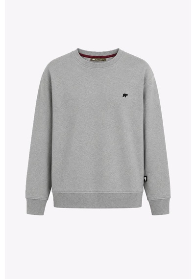 Bad Bear Valor Crewneck Man Graymelange Sweatshırt 26.02.12.046-c19 Gri
