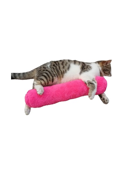 Tineke Kedi Otlu Sarılma Yastığı Uyku Oyuncağı 30 CM