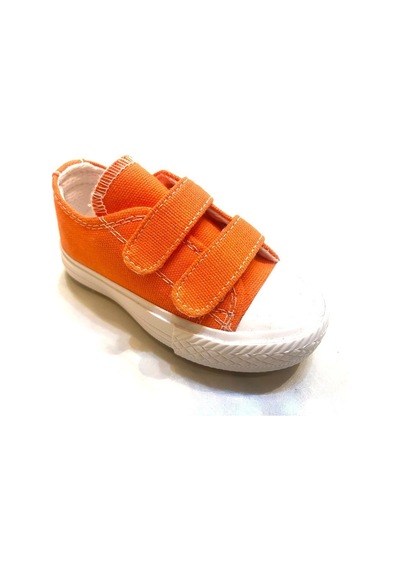 Çocuk Çırtlı Ayakkabı .kız Çocuk Işıklı Sneaker, Turuncu