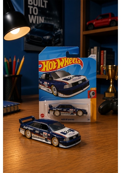 Hot Wheels Audi 90 Quattro - Sth Audi Özel Seri Metal Yarış Arabası Çok Renkli