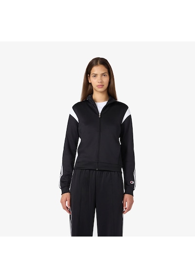 Champion Full Zip Kadın Siyah Sweatshirt 118846 Çok Renkli