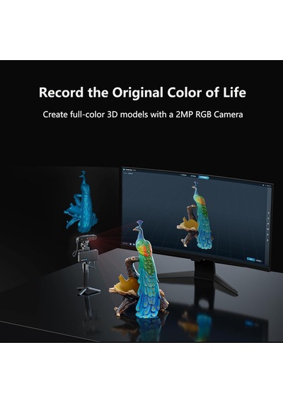 Creality 3d Tarayıcı Ferret Pro, Resmi Cr Tarama Ferret Pro 3d Tarayıcı, Kablosuz Tarama, Sarsıntı Önleyici Takip, Hızlı Tam Renkli Tarama, 0,1 Mm Doğruluk