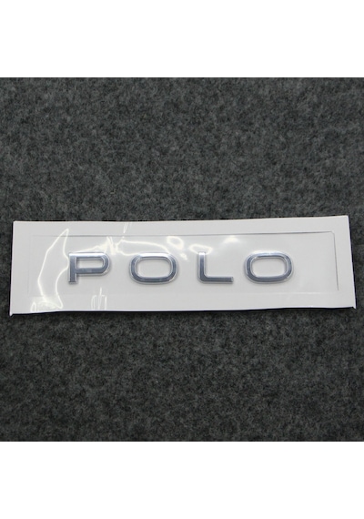 Volkswagen Polo Bagaj Yazı Abs Krom Renk Volkswagen Polo Rear