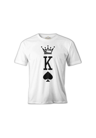 K - The King Beyaz Erkek Tshirt