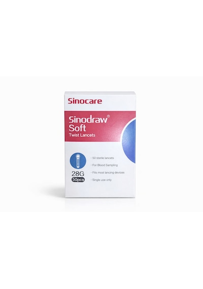 Sinodraw Lanset İğnesi 28g 50 Adet 1 Kutu