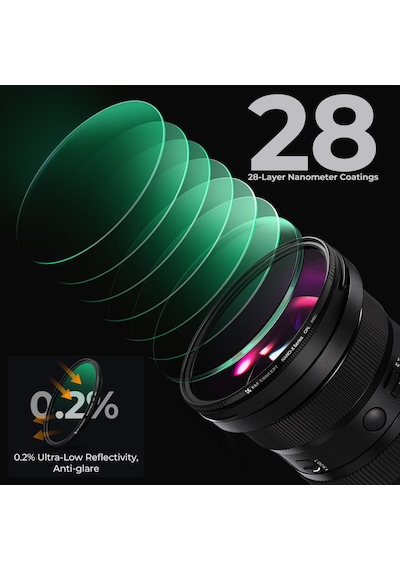 K&f Concept 52mm Nano-x Series Cpl Filter / 28 Katmanlı Optik Kalitesi