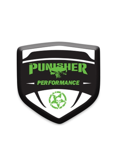 Stıcker Seti Punısher 3d Damla 2 Li Oto Sticker Logo 08 Nötr