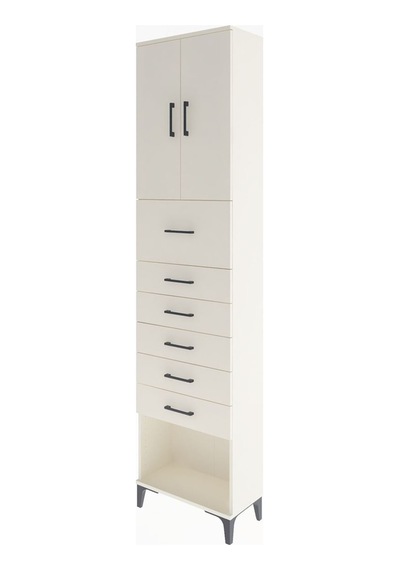 Arges Dolap 2 Raflı 6 Çekmeceli 2 Kapaklı 60x30x243 Aytaşı-ay... Aytaşı