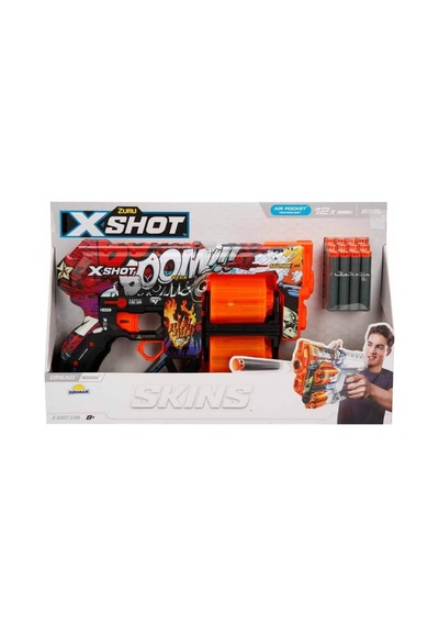 36517 X-shot Skins Dread 12 Mermili Sünger Dart Atan Silah 31 Cm-nessiworldman