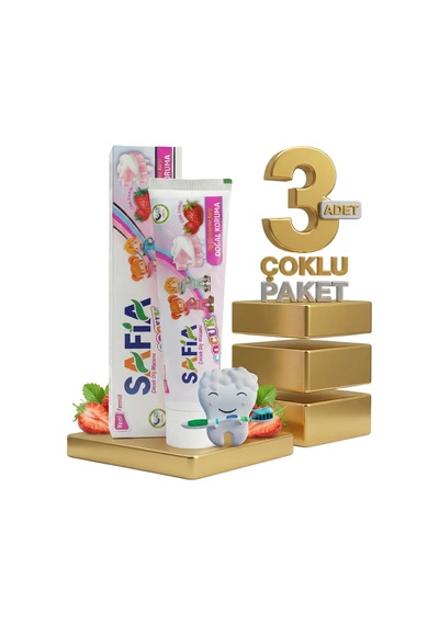 Safia Çocuk Diş Macunu 3x60 Ml