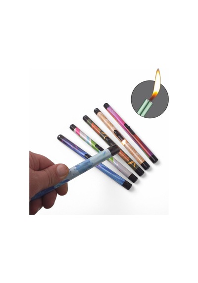 Deconox 2 Adet Mutfak Barbekü Şömine Mangal Soba Ocak Çakmağı Güvenlik Emniyetli 21.5cm Metalik Sku: Smgstk7ed42a544f Açık Bej
