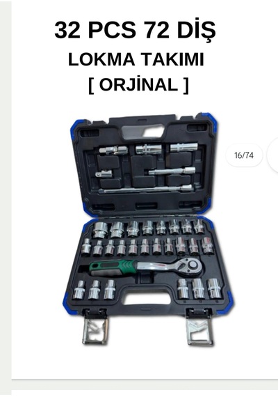 Melzohome 32 Pcs 72 Diş Lokma Takımı