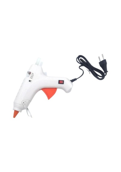 Silikon Tabancası 40 W Küçük Boy Beyaz Renk 1 Adet Silikon Tabanc