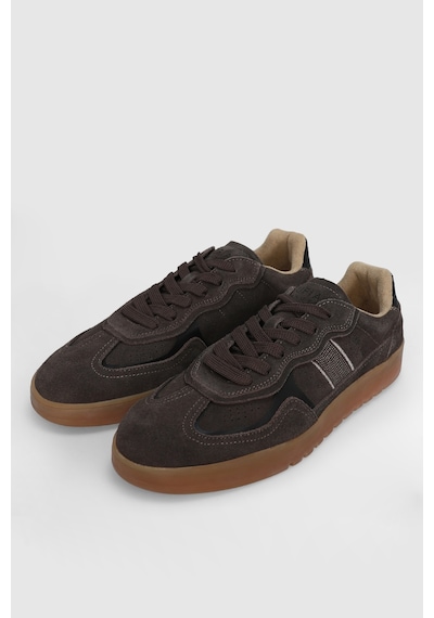 Lufian Alex Erkek Deri Sneaker Ayakkabı Kahve Rengi