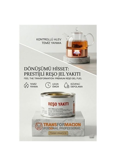 Zenvac Reşo Jel Yakıtı 200g - Dumansız Yedek Osmanlı Ocağı Jeli 423338 Zenvac29