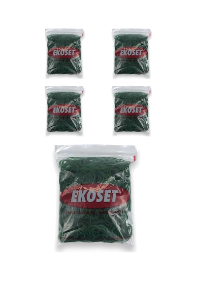 Yeşil Toka Lastiği 500 Gr 5'li Paket