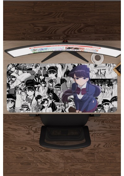 Komi Can't Communicate Dikişli Kauçuk Oyuncu Mousepad V2 - 90x40 Xxl Gaming Mouse Pad