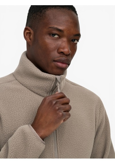 Only & Sons Onsjason Prtc Fleece Jacket Otw Noos Erkek Gri Ceket - 5054882