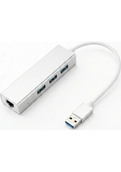 Kompakt Gigabit Ethernet Çevirici 3 Port Usb 3.0 Macbook