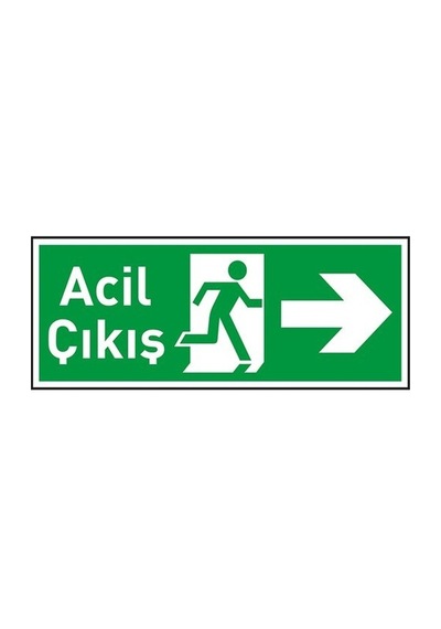 Eser - Acil Çıkış Sağ Levha 30x10