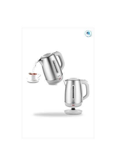 Kablosuz Su Isıtıcı Paslanmaz Çelik 1.8l Kettle Döner Taban Oto