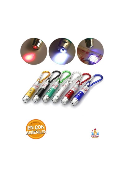 Led Işıklı Kırmızı Lazer Fenerli Anahtarlık: Şık Tasarım Günlük Kullanım İçin Ideal Kırmızı