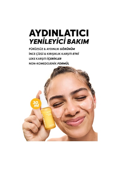 Leke Karşıtı Cilt Tonu Eşitleyici Aydınlatıcı C Vitamini Arbutin Sos Serum Tüm Cilt Tipleri