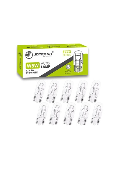 W5w T10 Ecco Series Sarı Otomobil Ampulü, 12v 5w,%60 Daha Fazla Işık, 10 Adet Diğer