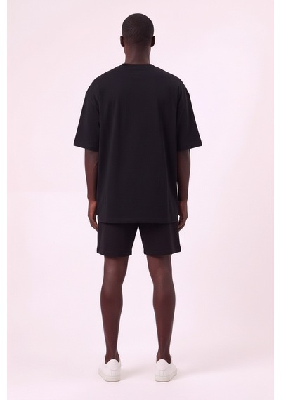 Usa Chicago Jordan Siyah Oversize Erkek T-shirt 142799 SİYAH