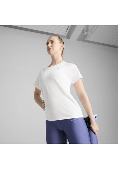 Puma Run Velocıty Tee Trı-blend Beyaz Kadın T-shirt