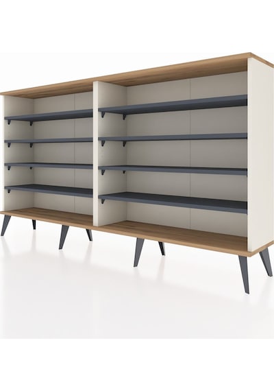 Arges Konsol 8 Raflı 176x30x99 Aytaşı-çam/antrasit Aytaşı-çam/antrasit