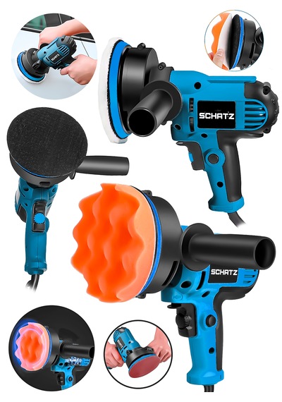 Schatz 450w Elektrikli 125 Mm Dikey Polisaj Zımpara Makinesi Mavi M01125