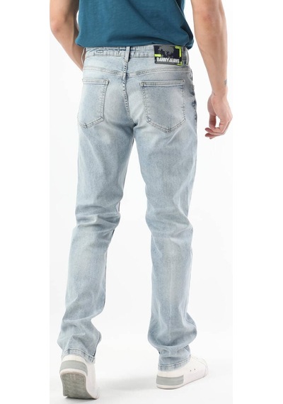 Banny Jeans Erkek Dizi Yırtık Jean Pantolon Açık Mavi 31