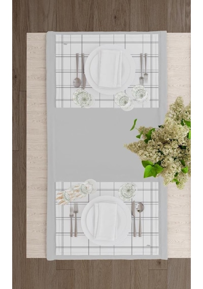 The Mia Amerikan Servis 6'lı Set 50x35 CM N11.507 Beyaz
